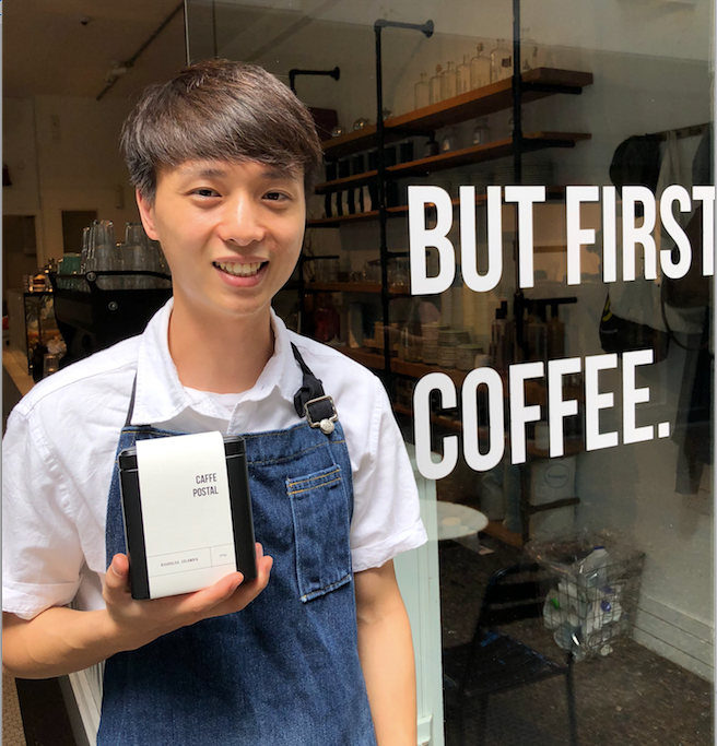 It's Danny first time competing in the NZ Barista Champs!