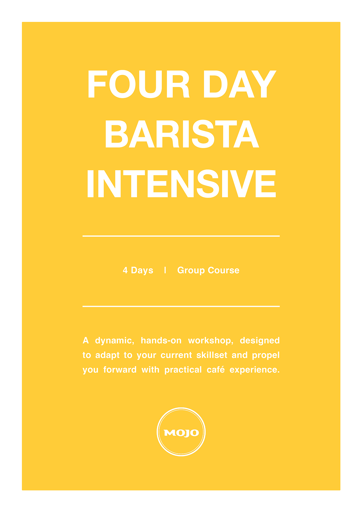 Four Day Barista Intensive