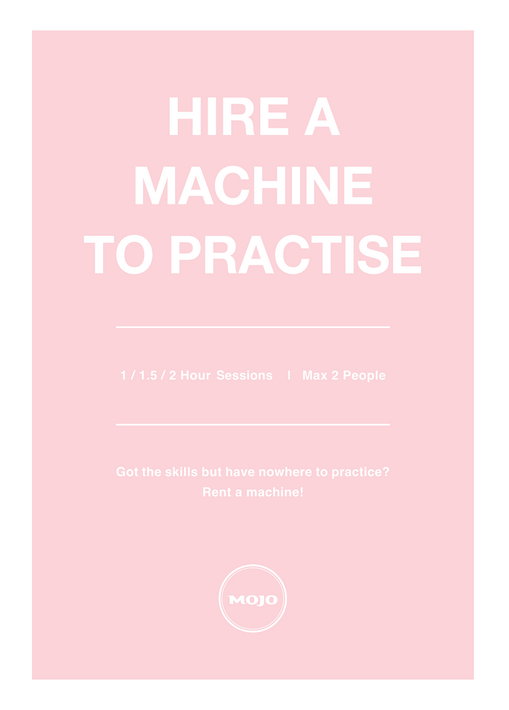 
                  
                    Hire a machine to practice
                  
                