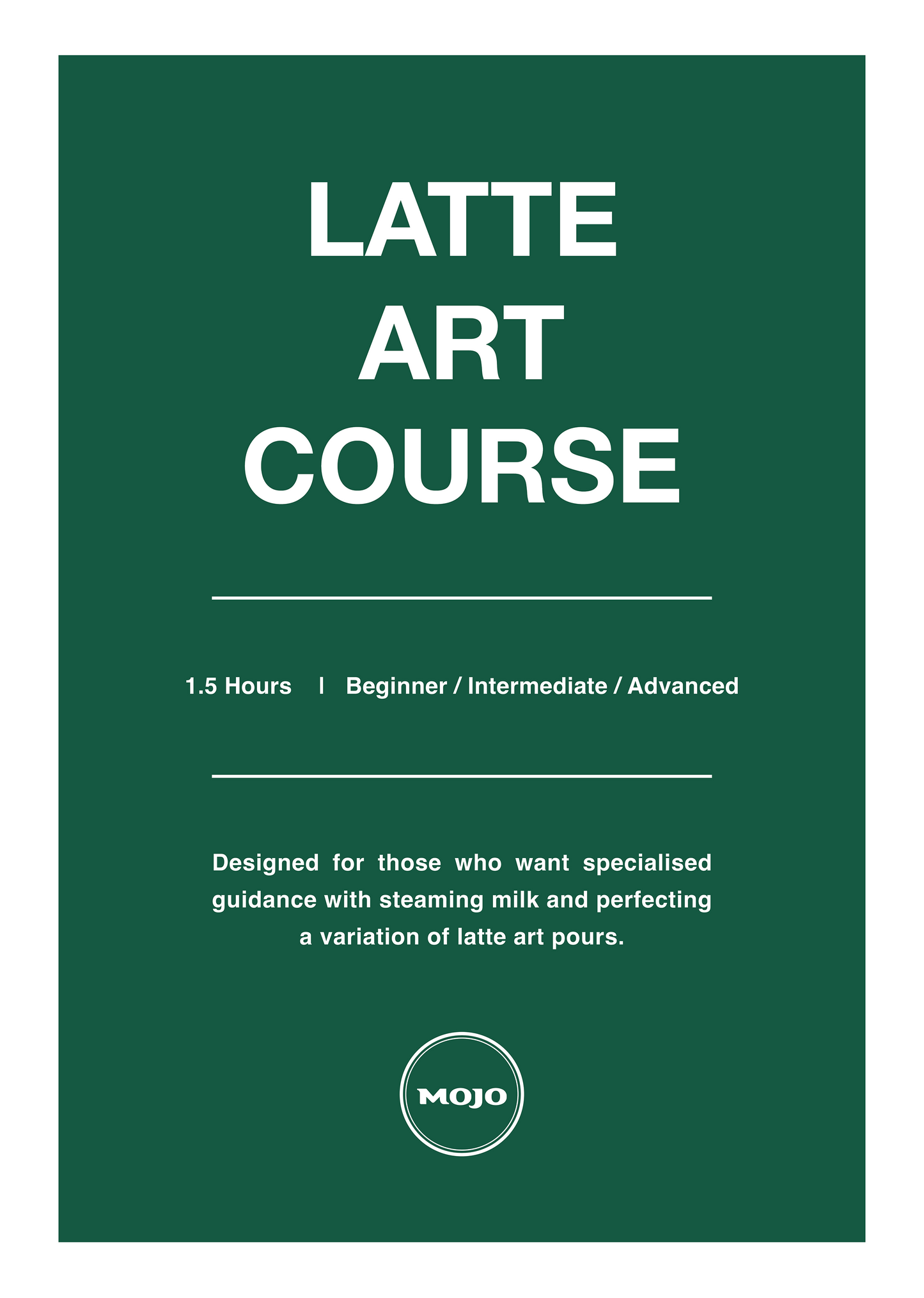 
                  
                    Latte Art Course
                  
                
