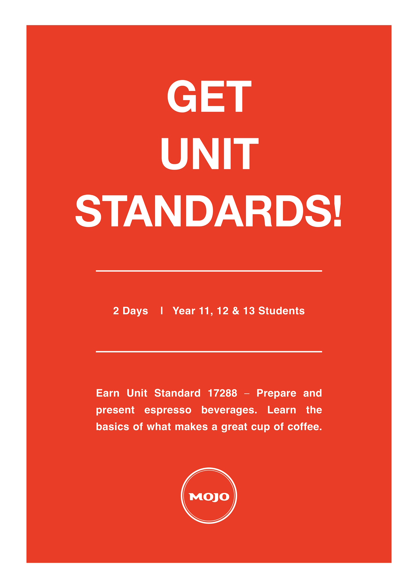 Get Unit Standards!