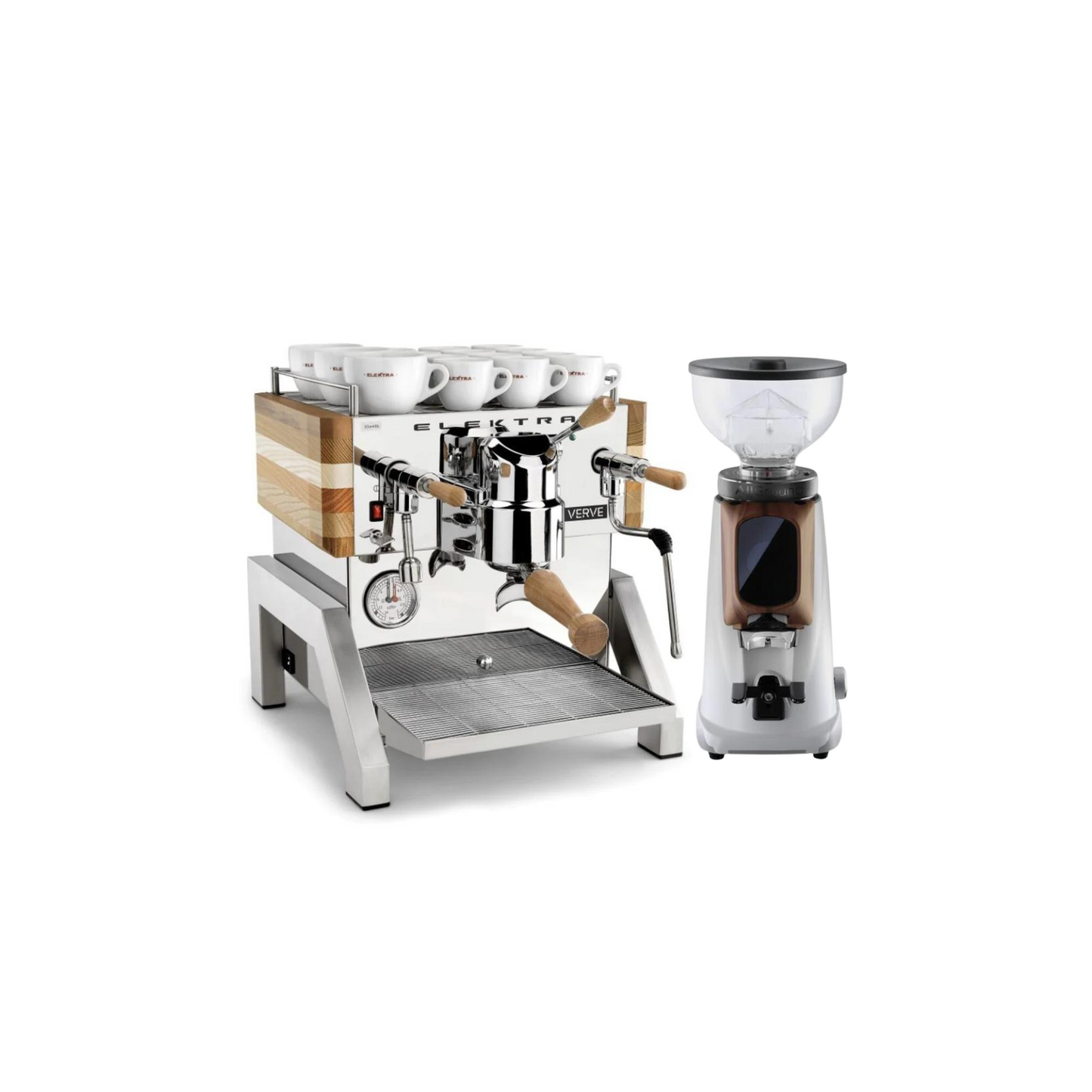 
                  
                    Elektra Verve Machine and  Fiorenzato Allground Grinder Bundle
                  
                