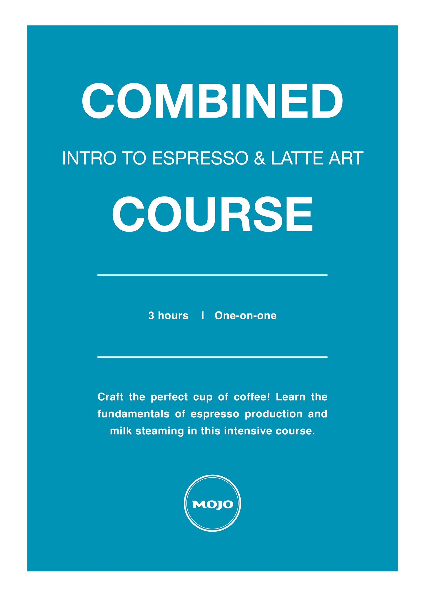 Combined Intro to Espresso & Latte Art Course